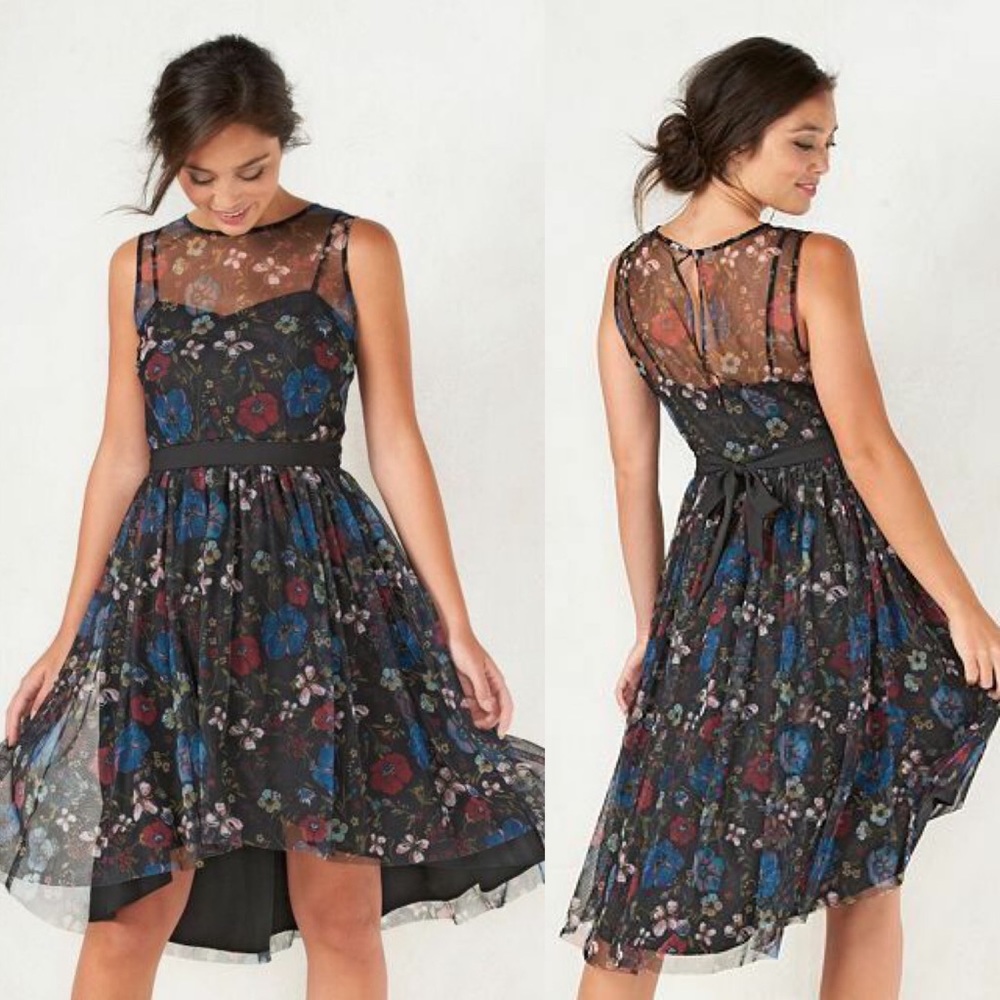 LC Lauren Conrad Snow White Disney Hi-Low Dress Size 4